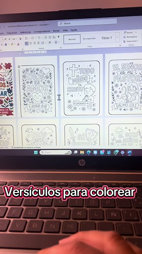 Versículos para Colorear en PDF y Word