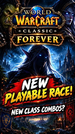World of Warcraft's New Race & Class Combos: First Look #wow #gaming #shorts #worldofwarcraftclassic