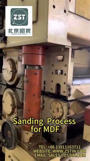 sanding machine for MDF #ZST#sandingmachine #MDF