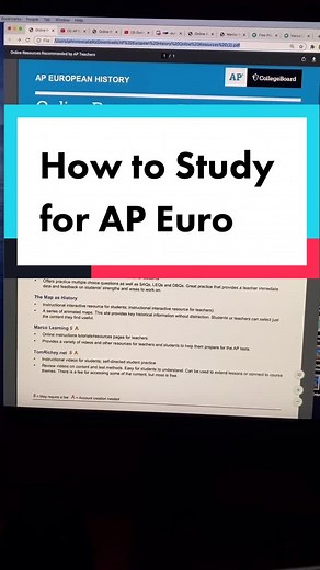 Reply to @ayman.omer How to study for #apeuro with @tomrichey and @schoolsimplified #apexams #apclasses #apexam #collegeboard #learnontiktok