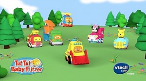Vtech TUT TUT Baby Flitzer - Abschleppfahrzeug – Spielzeugauto mit Musik, aufleuchtender Taste, spannenden Sätzen und Geräuschen – Für Kinder von 1-5 Jahren