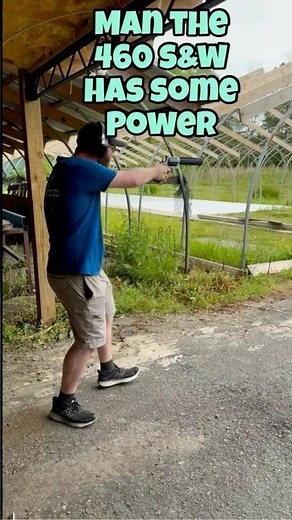 Man The Taurus Raging Hunter Chambered In 460S&W Has Some Power #shoot #gunshoot #gunshooting