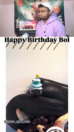Dekh Kya Raha Hai, Happy Birthday Bol 😂 Kallan Bhai Ka Swag 🐍 #shortsfeed #viral #funny #comedy