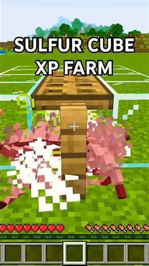 NEW SULFUR CUBE XP FARM v26.32 In Minecraft Bedrock!