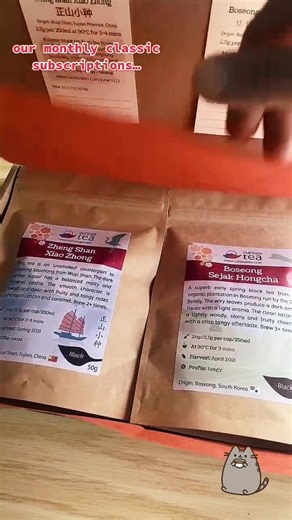 All our #tea subscriptions are packed by hand ans dispatched every 15th of each month.