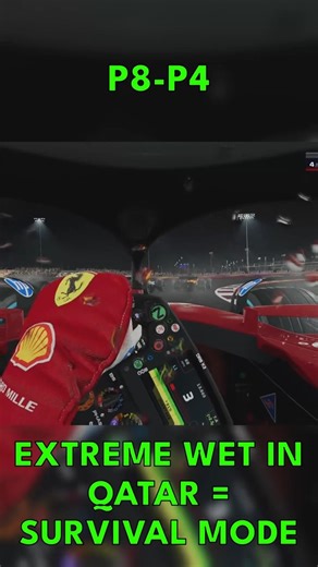 First Corner Chaos Qatar Extreme Wet F1 25