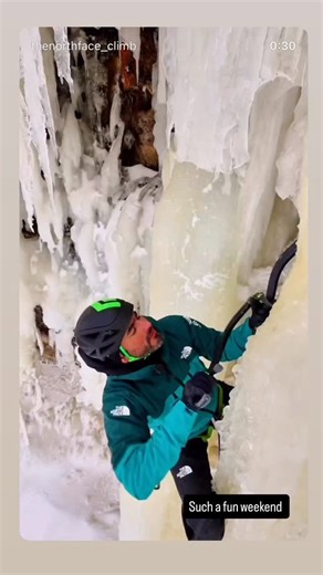 Ice Climbing on Reels