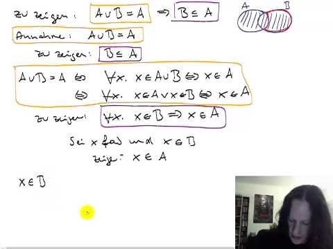 Beweis zur Mengenlehre