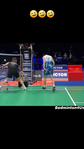 Yesterday...Li Shifeng vs Anders Antonsen 🤣🤣🤣 #badminton | Badminton4Us