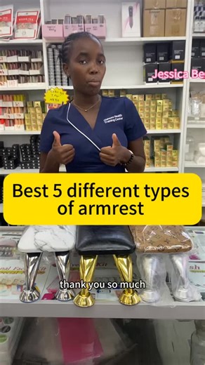 Jessica Xu on Instagram: "Jessica Beauty 5 different types of armrest #nail #nails #armrest #beauty #nailart"