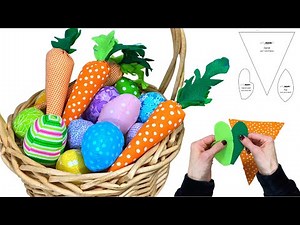 HOW TO MAKE THE BEST FABRIC EGGS AND CARROTS