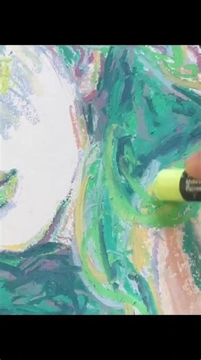 Watch This Crayon Drawing Come to Life 🎨 So Relaxing! #crayondrawing