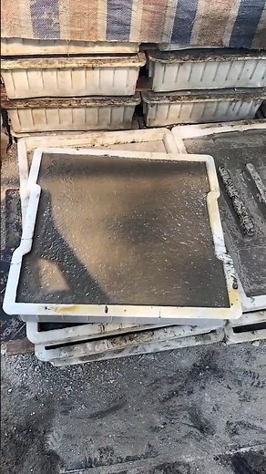 plastic mold | Tile making complete process | concrete part 1143