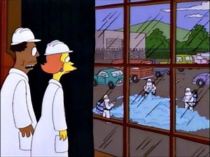 "The box. The box!" (S5, E3: "Homer Goes to College") | Nothing but Simpsons clips