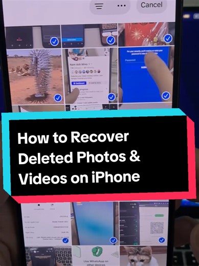 iPhone Secret Folder That Saves Deleted Photos #iPhoneTips #DeletedPhotos #TechTips #hiddenfeatures
