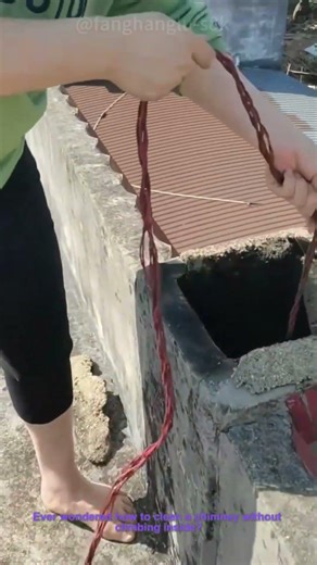 Clever Chimney Cleaning Hack!