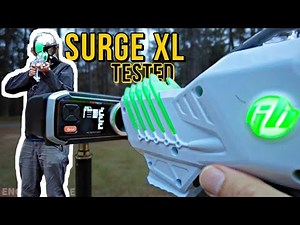 Is The GEL BLASTER SURGE XL ANY GOOD? We Test It For Accuracy, Velocity, & Battery Life! Splat Ball