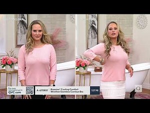 Breezies Cooling Comfort Wirefree Seamless Contour Bra on QVC