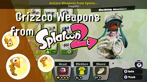 Grizzco Weapons from Splatoon 2 Mod for Splatoon | Splatoon Mods