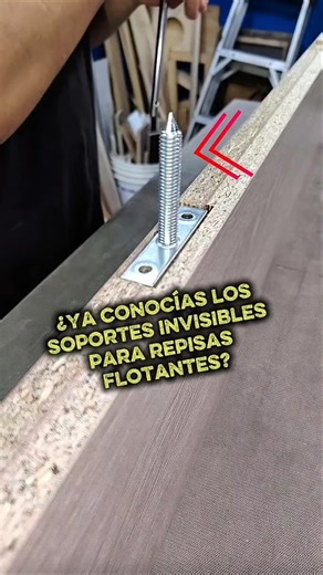 ¿Ya conocías los soportes invisibles para repisas flotantes? los recomiendo.