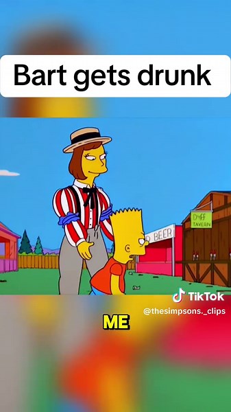 Bart gets drunk #thesimpsons #bartsimpson #simpsons #fyp #foryou | Bart Simpsons