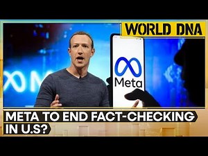 Meta To End Fact-Checking Program In The US: Mark Zuckerberg | World DNA LIVE | WION LIVE