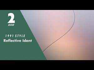 BBC Two Reflective Ident 1991 Style