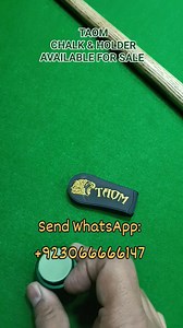 1K views | TAOM Chalk & Holder available for sale at AQ Snooker #fypシ゚viralシ #snooker #cuesports #aqsnooker #fypviralシ #trendingvideo #billiards #usareels #hayball #pool | AQ Snooker | Facebook