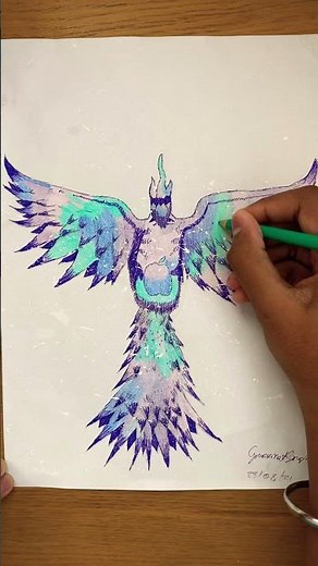 How to draw a phoenix!