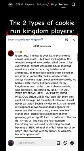 The 2 types of cookie run kingdom players be like: