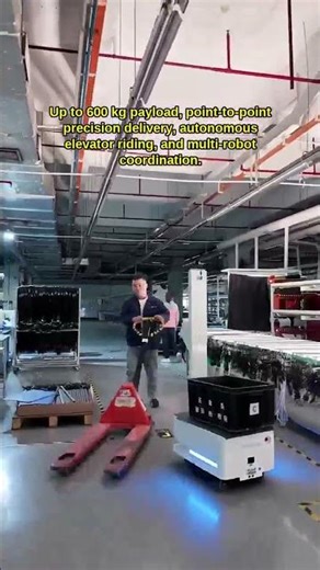 AMR Factory Delivery Robot: 1 Robot = 3 Workers | LiDAR Navigation | 600KG | Zero Modification