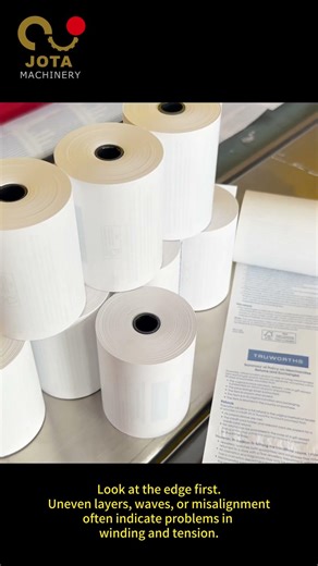 #shorts Check the Edge First | What Roll Edges Reveal About Winding Quality