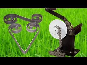 DIY Scroll Bender Using Motorcycle Chain