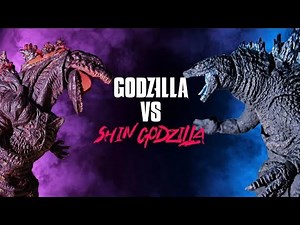 GODZILLA VS SHIN GODZILLA (EPIC STOP MOTION BATTLE)