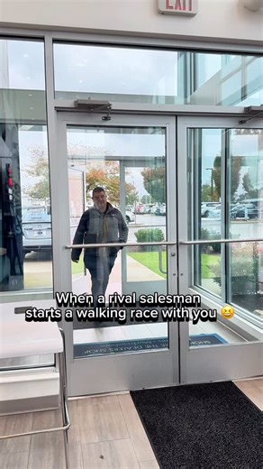 1.4K views | That moment when a customer walks into City Auto Murfreesboro and suddenly it’s the Olympic walk race finals between two car salesmen. ‍♂️ No running… just aggressive speed walking for that next deal of the day.  Follow for more #CityAutoMurfreesboro #CarSalesHumor #SalesLife #WalkRace #DealershipLife #FunnyReels #AutoSales #RelatableWorkHumor #SalesCompetition #CarGuys #murfreesborotn | City Auto - Murfreesboro | Facebook