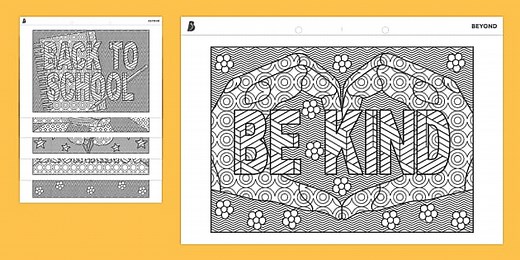 Mindfulness Colouring Sheets