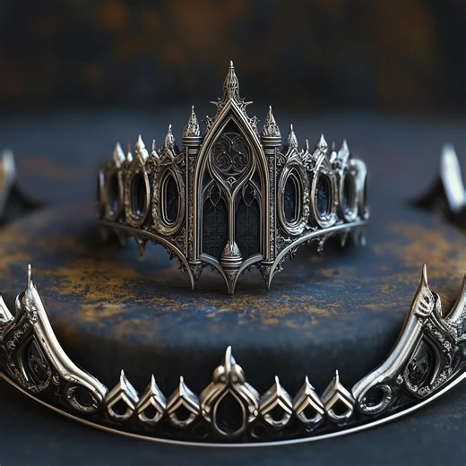 Cathedral Crown Ring, Handmade Sterling Silver Gothic Architectural Statement Band - Etsy Canada