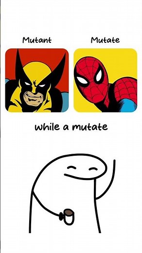 What the difference ? mutant vs mutate #cinema #movies #superhero #comics #dc