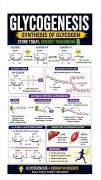 Glycogenesis with Chemical Structure Explained in 2 Minutes| #biochemistry #education #metabolism
