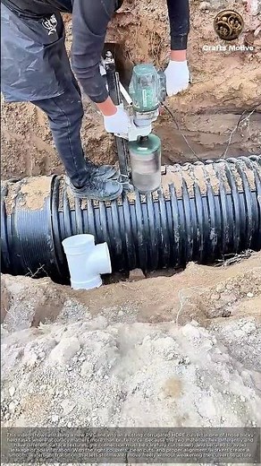 How to Connect PVC to Corrugated HDPE Pipe: Adding a New Line to an Existing Culvert