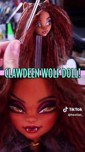 Calling all Monster High fans! Tell me what you think about this repaint #doll #craft #art #repaint #dragrace