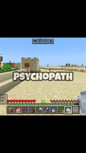 Minecraft Normal player VS psychopath!!🤯😱 #minecraft #gaming #shorts