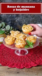 3.3M views · 40K reactions | Receta fácil ⬇️ Rosas de manzana y...