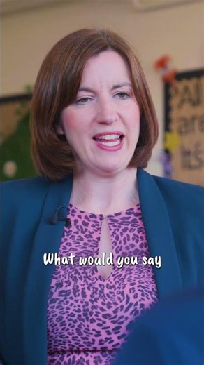 Education Secretary Bridget Phillipson chats to a parent about inclusion bases