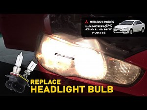 How to Replace Headlight Bulb | Mitsubishi