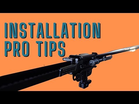 Installation pro tips for BEGINNERS! - How to assembly a garage door rail kit.