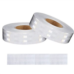 White Color Trailer/Trucks Retro Reflective Safety Tape, High Visibility Safety Marking Sheet Reflective Sticker