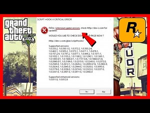 How to FIX Script Hook V Critical Error in GTA 5 Enhanced (2026 FIX)