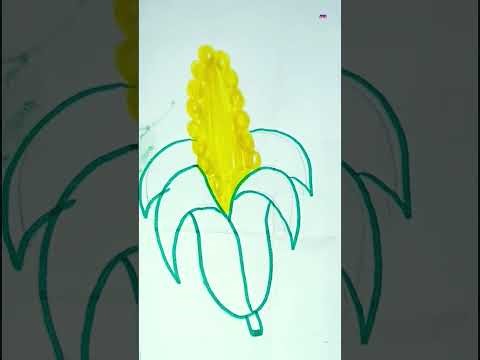 How to draw a corn 🌽