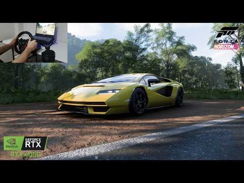 Lamborghini Countach LPI 800-4 | Forza Horizon 5 | Steering Wheel Gameplay
